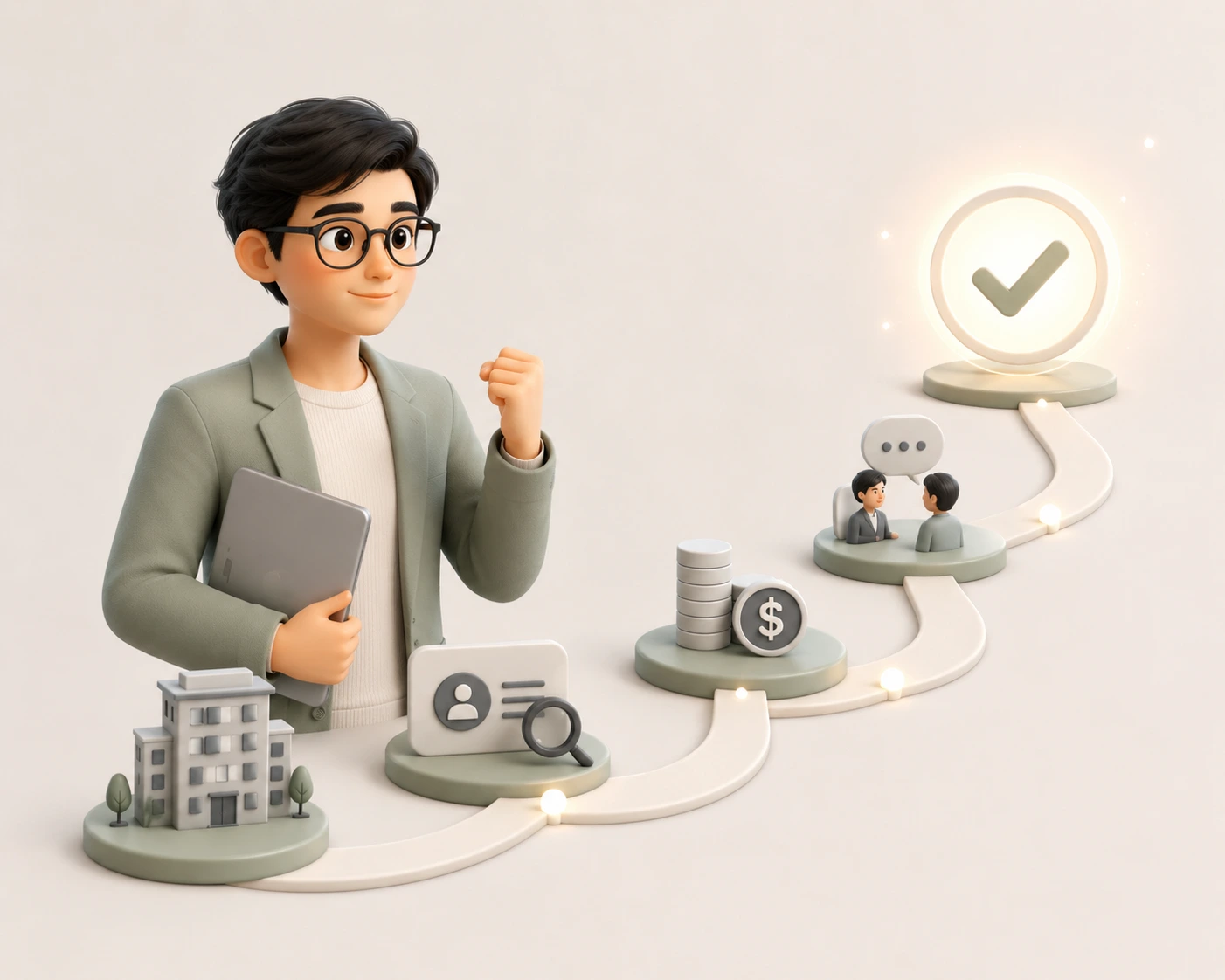 Successful resume illustration